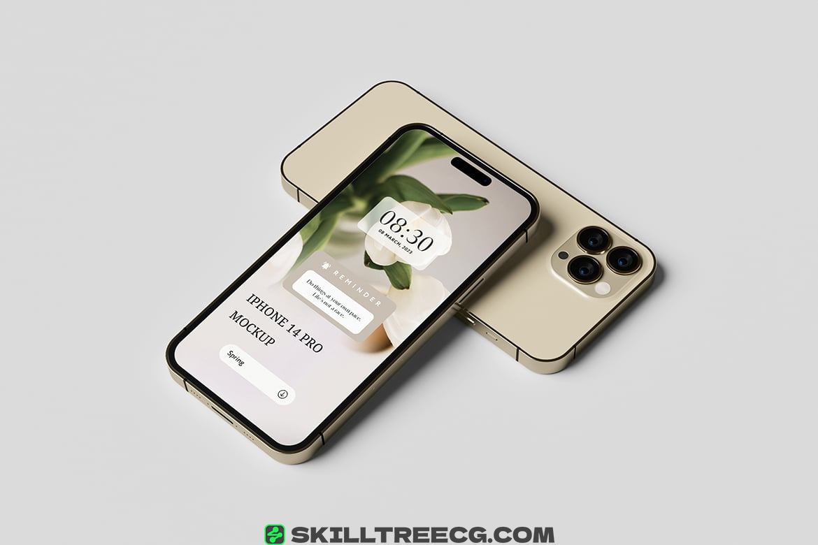 图片[4]-Iphone 14 Pro Mockup V1（635337）-技能树